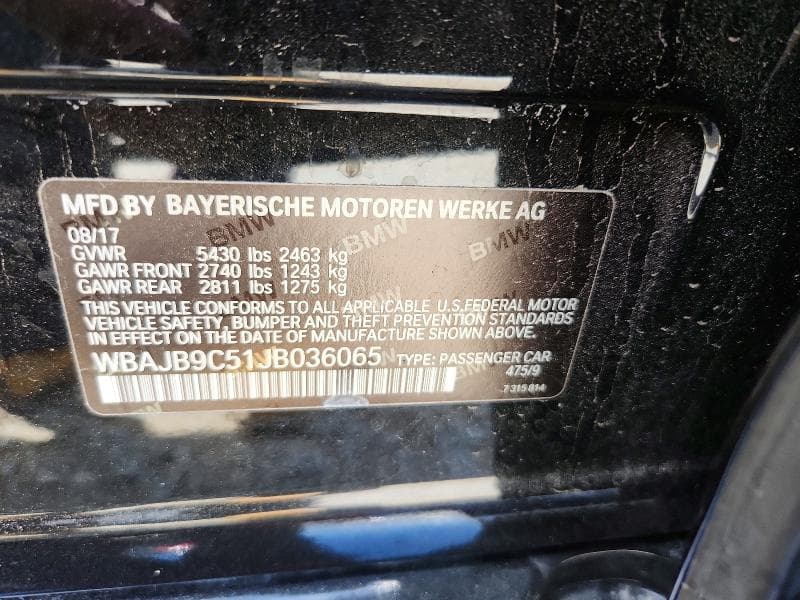 2018 BMW M550XI 12