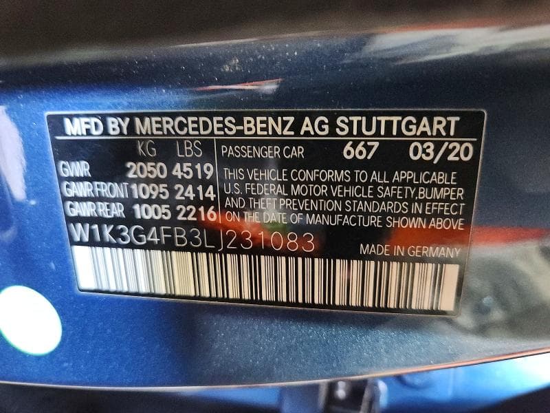 2020 MERCEDES-BENZ A 220 4MATIC 12
