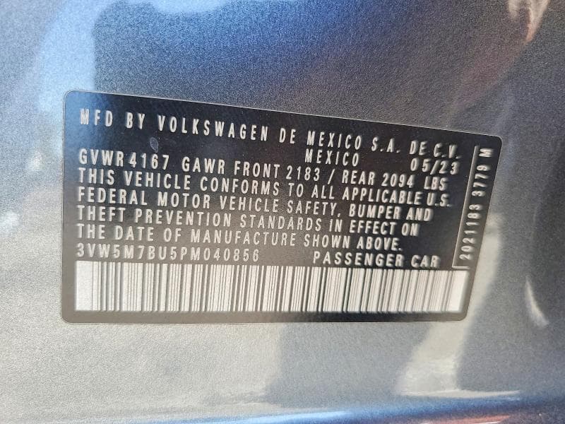 2023 VOLKSWAGEN JETTA S 12