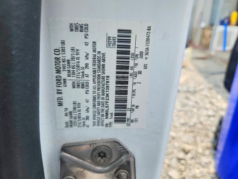 2019 FORD TRANSIT CONNECT XLT DELIVERY VAN 13