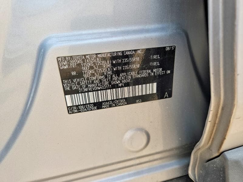 2017 TOYOTA RAV4 SE 12