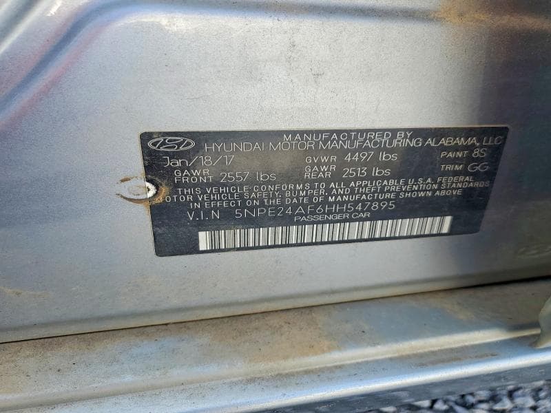 2017 HYUNDAI SONATA SE 13