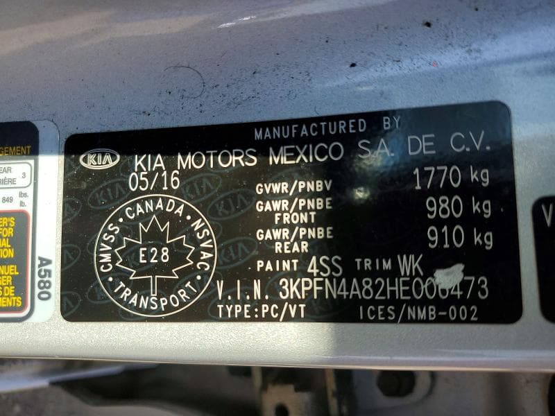 2017 KIA FORTE EX EX 12