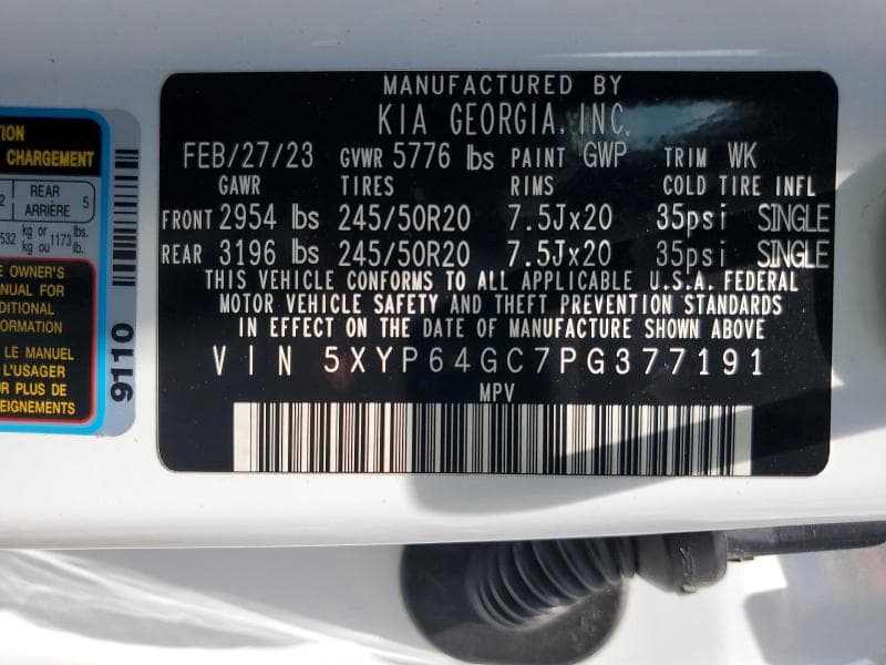 2023 KIA TELLURIDE S 14