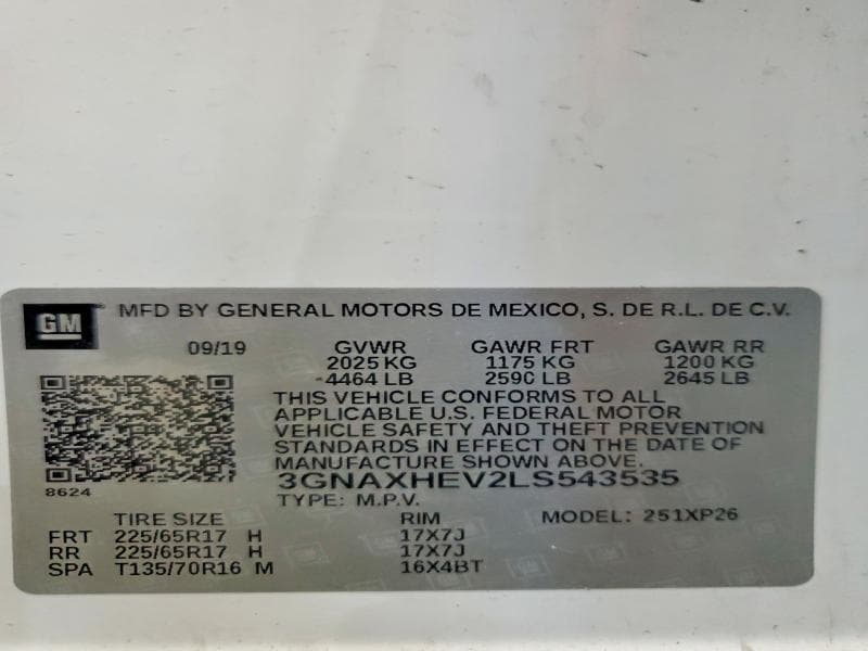 2020 CHEVROLET EQUINOX LS LS 13