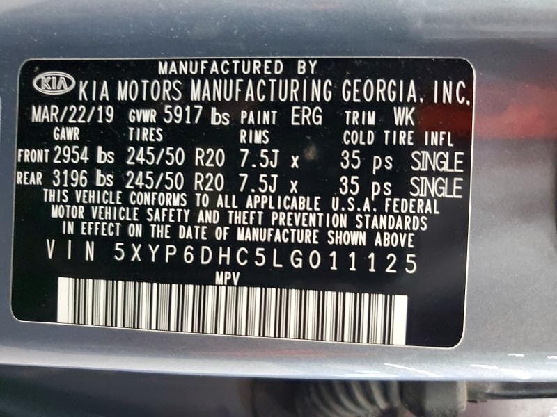 2020 KIA TELLURIDE S S 13