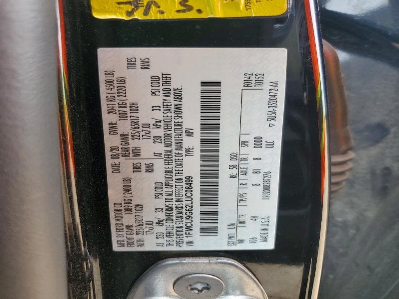 2020 FORD ESCAPE SE 12