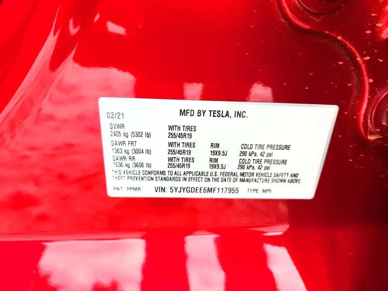 2021 TESLA MODEL Y 12