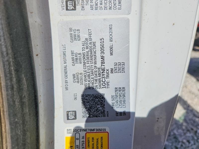 2021 CHEVROLET SILVERADO K2500 HEAVY DUTY LT 12