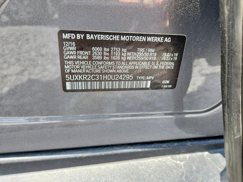2017 BMW X5 SDRIVE35I SDRIVE35I 13