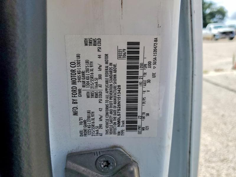 2022 FORD TRANSIT CONNECT XL XL 13