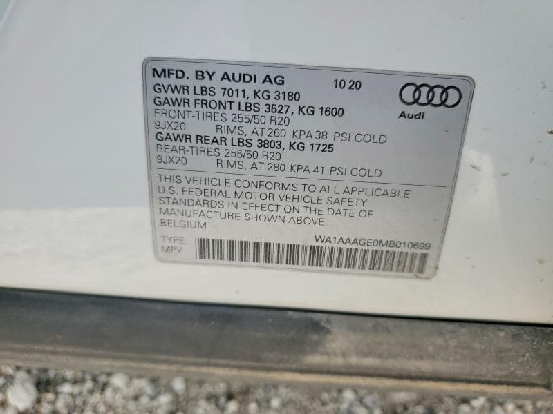 2021 AUDI E-TRON PREMIUM PREMIUM 13