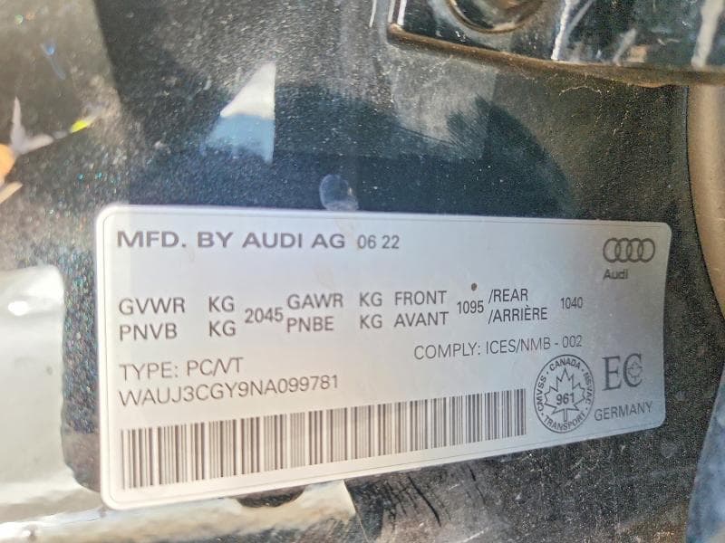 2022 AUDI S3 12