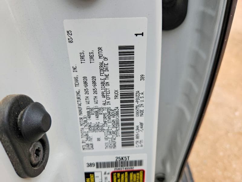 2025 TOYOTA TUNDRA 1794 EDITION HV 12