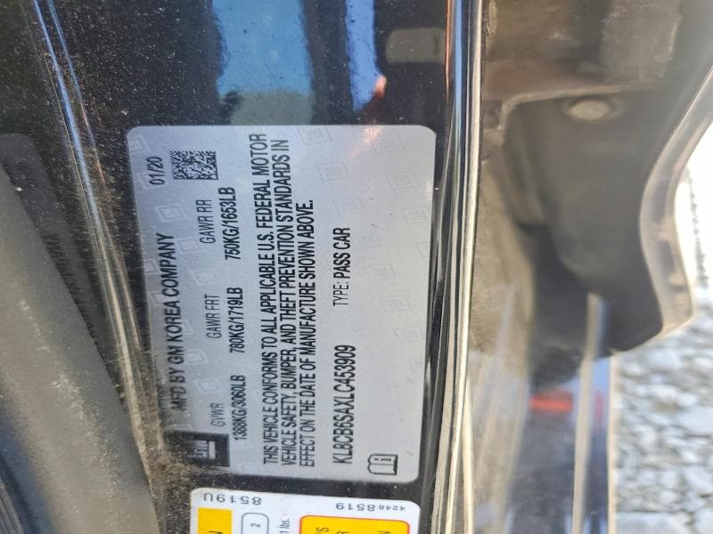 2020 CHEVROLET SPARK LS 12