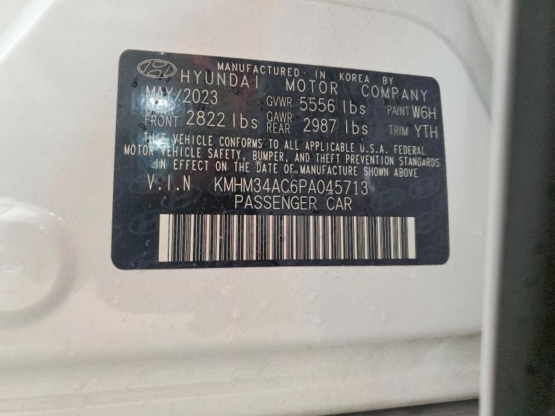 2023 HYUNDAI IONIQ 6 SEL 12