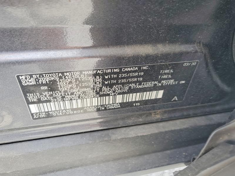2020 TOYOTA RAV4 XLE PREMIUM 13