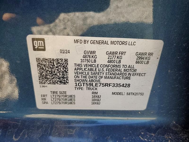 2024 GMC SIERRA K2500 HEAVY DUTY K2500 HEAVY DUTY 13