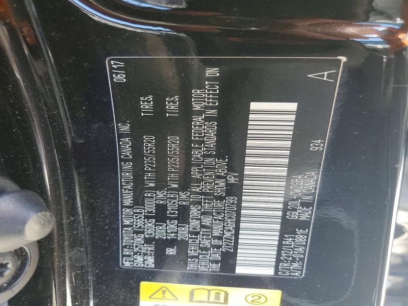 2017 LEXUS RX 350 BASE 13