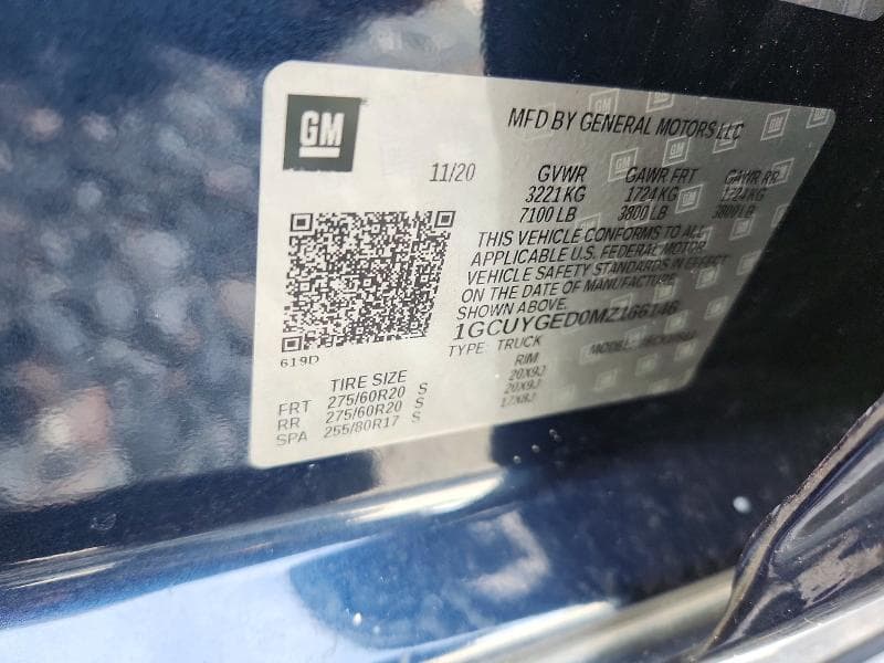 2021 CHEVROLET SILVERADO K1500 LTZ 13