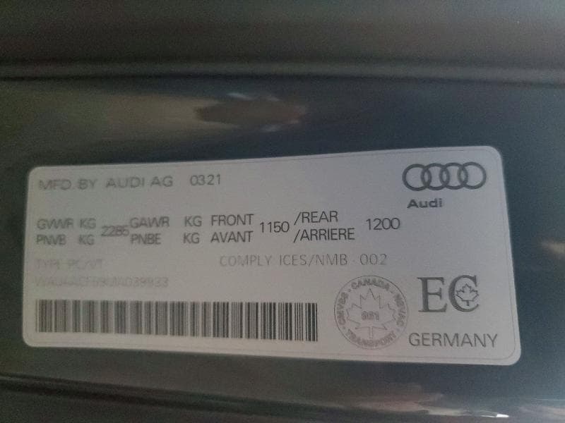 2021 AUDI A5 KOMFORT 45 12