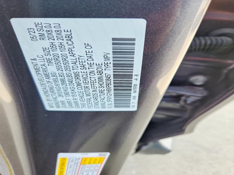 2023 HONDA PILOT ELITE ELITE 13