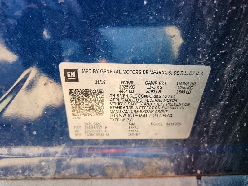2020 CHEVROLET EQUINOX LT LT 13
