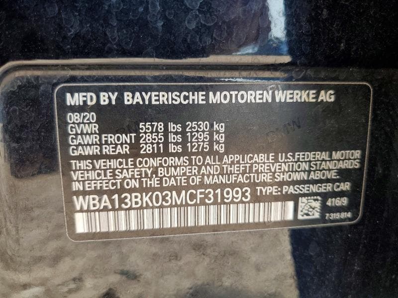 2021 BMW M550XI 12