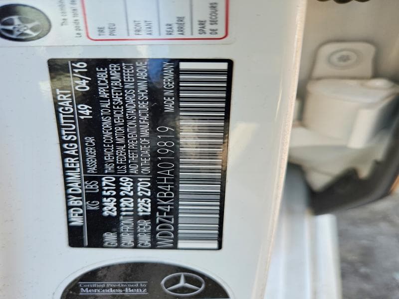 2017 MERCEDES-BENZ E 300 4MATIC 12