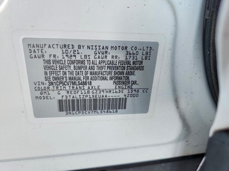 2021 NISSAN KICKS SV 13