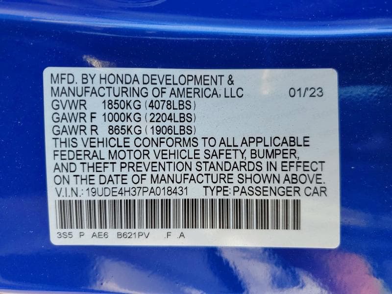 2023 ACURA INTEGRA A-SPEC 12