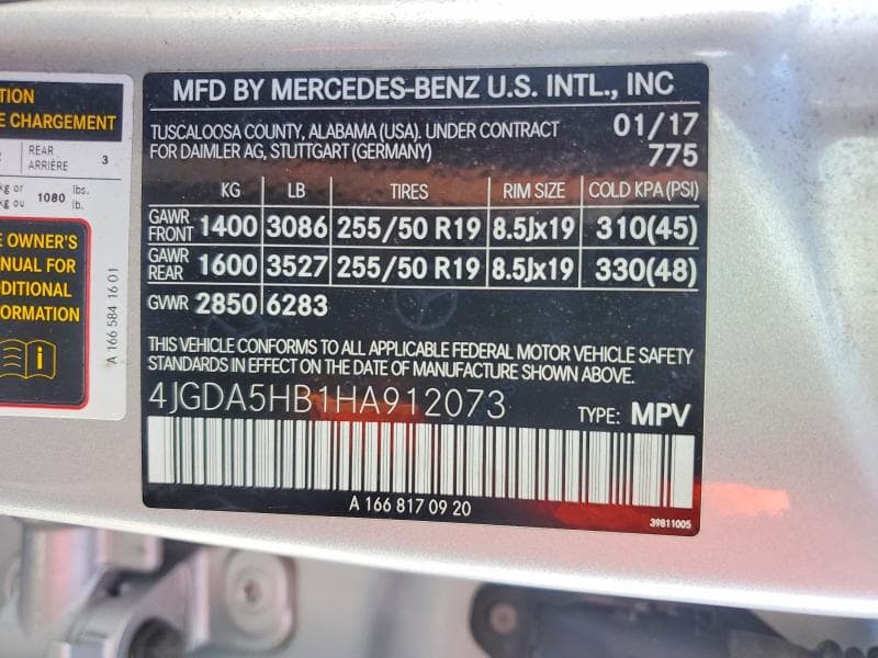 2017 MERCEDES-BENZ GLE 350 4MATIC 13