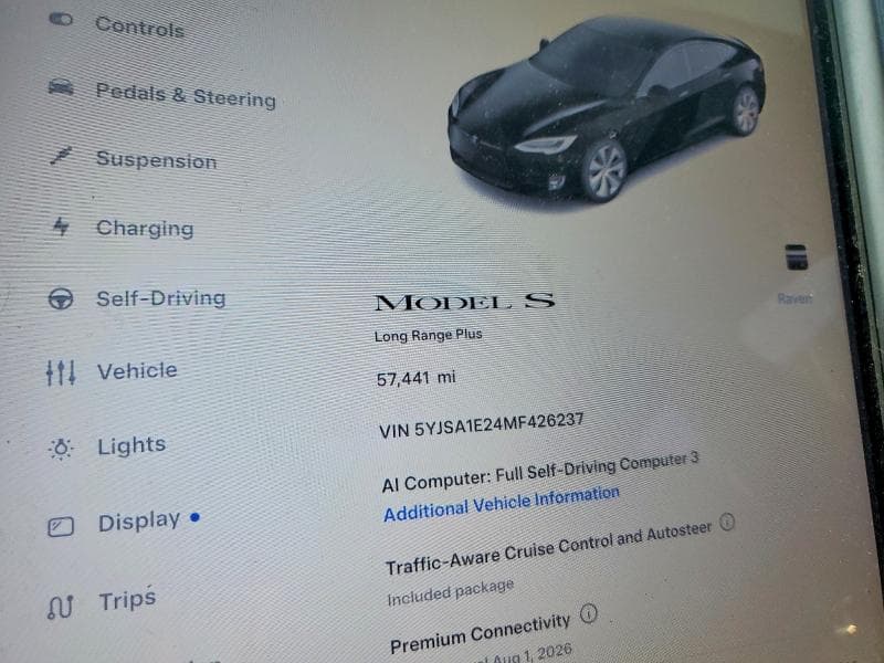 2021 TESLA MODEL S 9