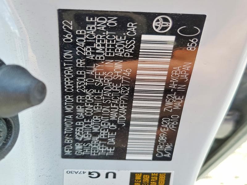 2022 TOYOTA PRIUS PRIME XLE 13