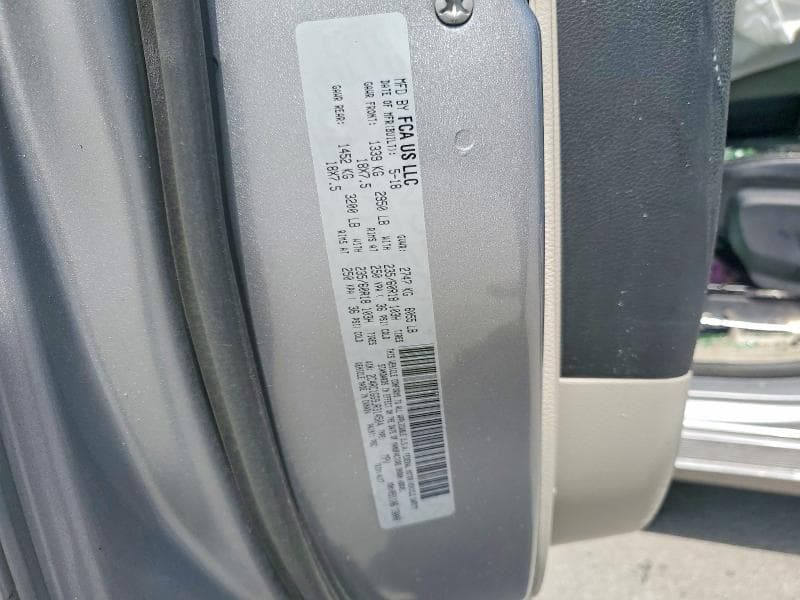 2018 CHRYSLER PACIFICA LIMITED LIMITED 13