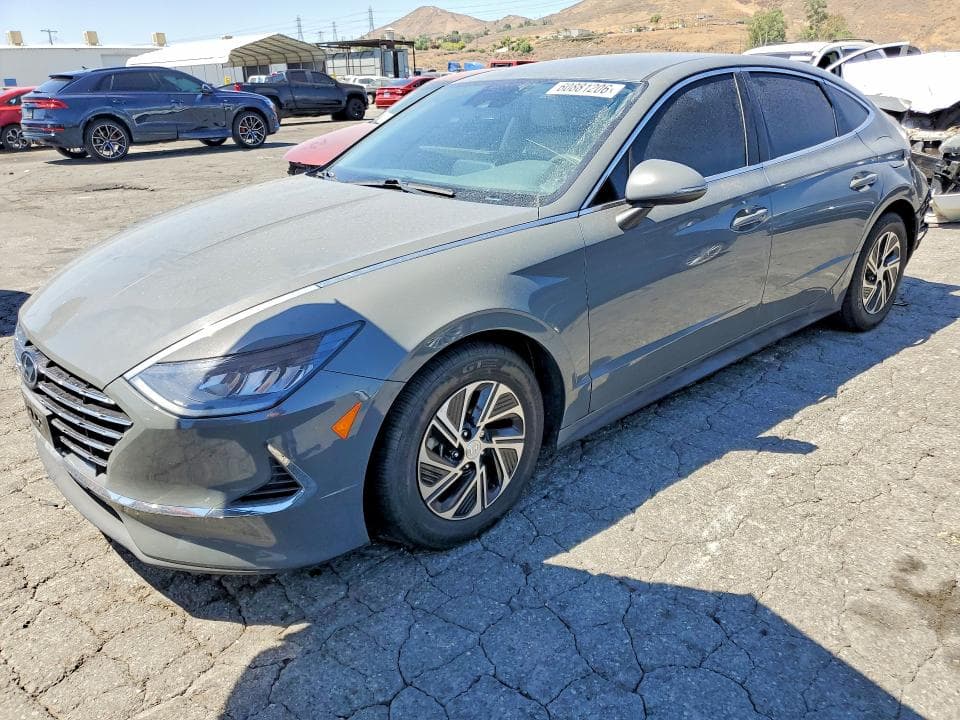 2021 HYUNDAI SONATA HYBRID BLUE - 1