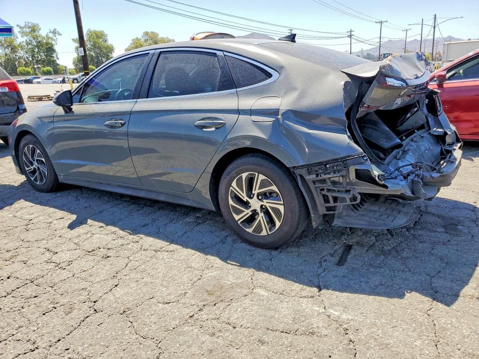 2021 HYUNDAI SONATA HYBRID BLUE 2