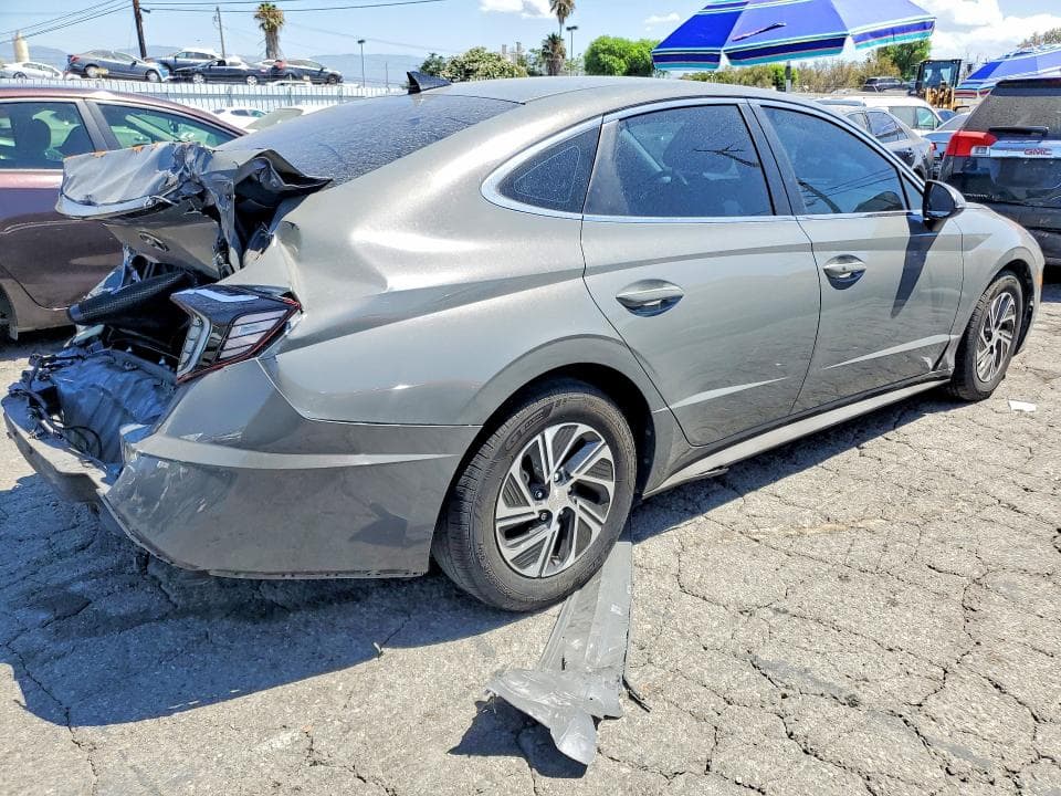 2021 HYUNDAI SONATA HYBRID BLUE 3