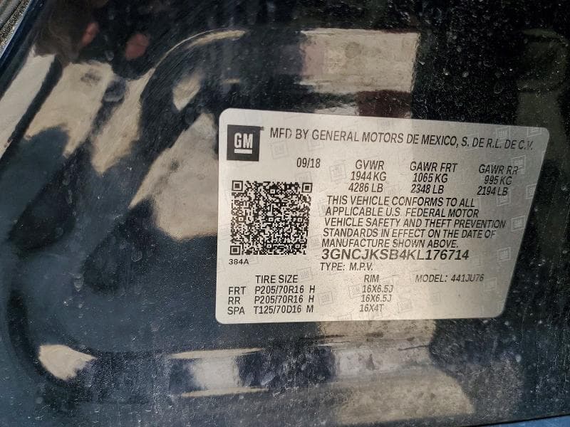 2019 CHEVROLET TRAX LS 14