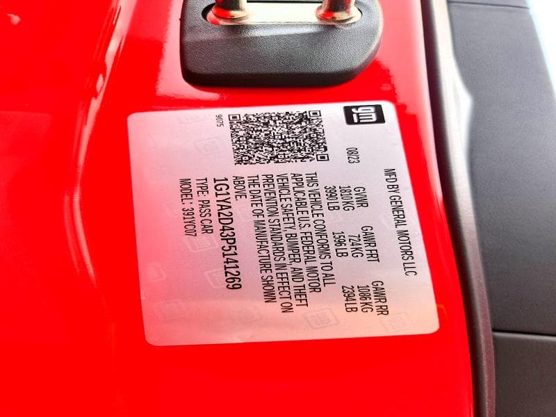 2023 CHEVROLET CORVETTE STINGRAY 1LT 12