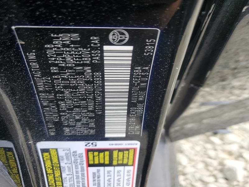 2023 TOYOTA CAMRY SE SE 12