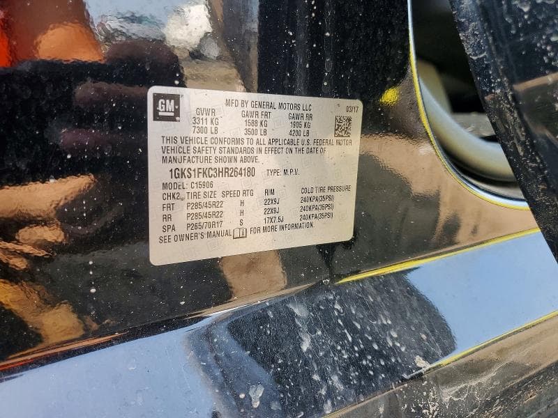2017 GMC YUKON XL C1500 SLE 13