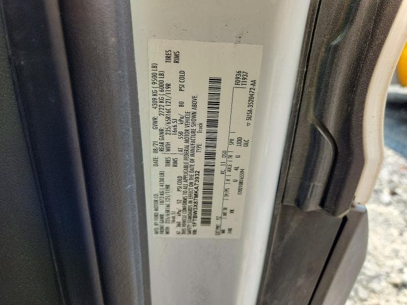 2021 FORD TRANSIT T-350 13