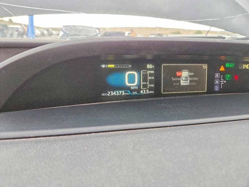 2017 TOYOTA PRIUS ONE ONE 9