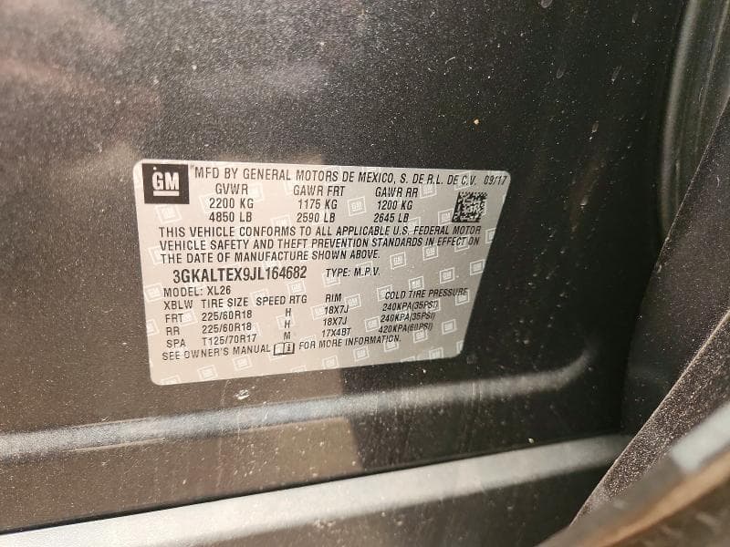 2018 GMC TERRAIN SLE 13
