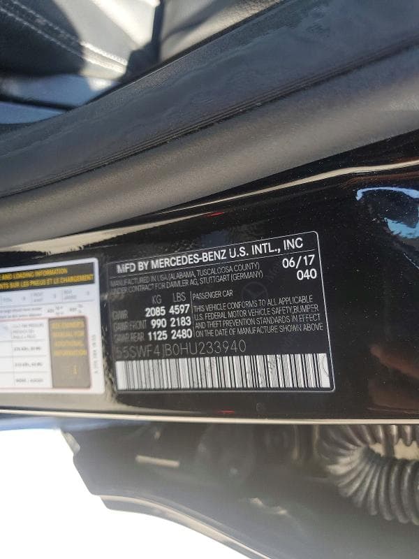 2017 MERCEDES-BENZ C 300 300 12