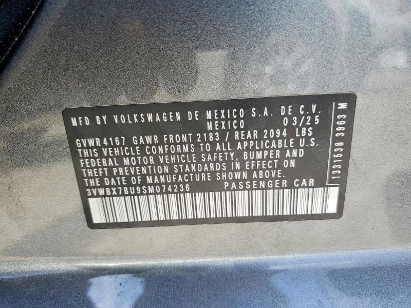 2025 VOLKSWAGEN JETTA SPORT 12