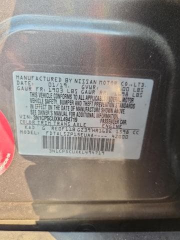 2019 NISSAN KICKS SV SV 14