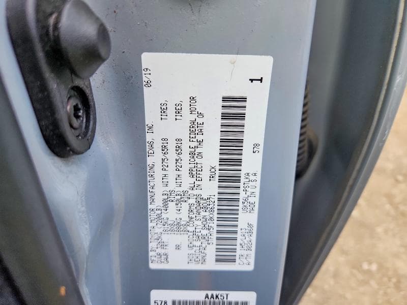 2019 TOYOTA TUNDRA CREWMAX LIMITED 12