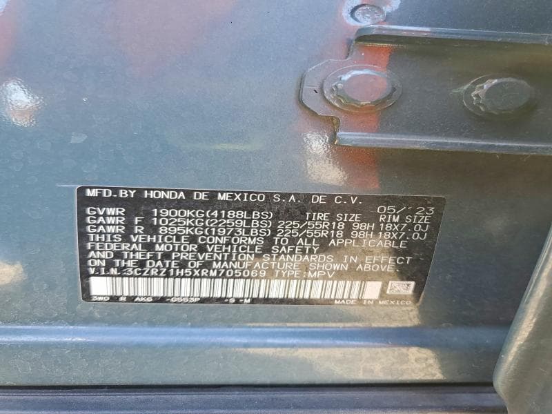 2024 HONDA HR-V SPORT 14